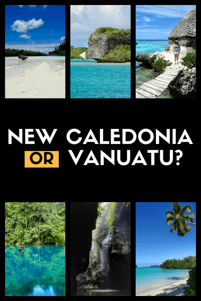 New Caledonia or vanuatu south pacific islands